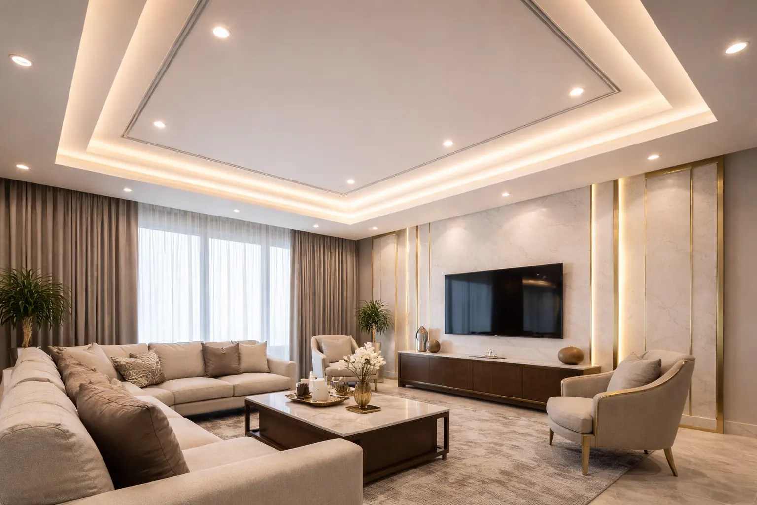 False Ceiling Installation in Doha